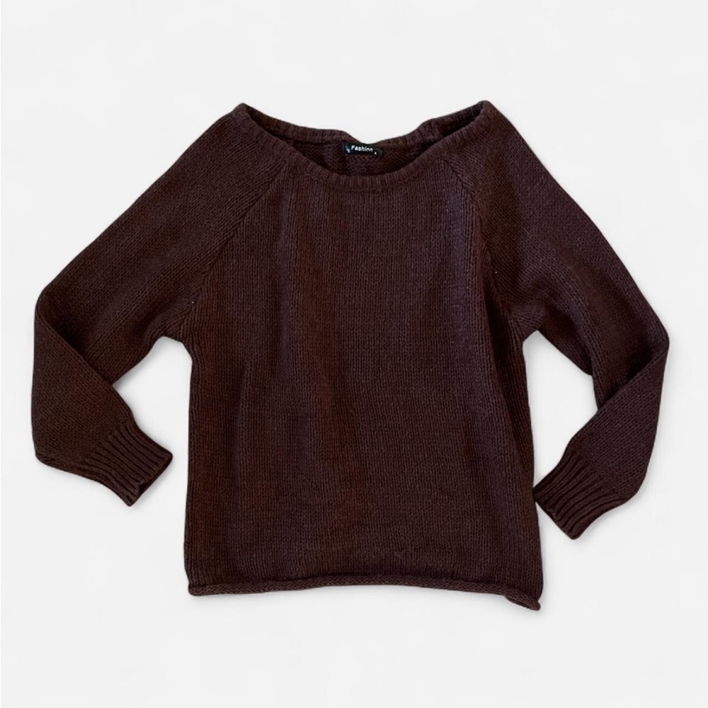 Chic Chocolate Brown Women's Sweater